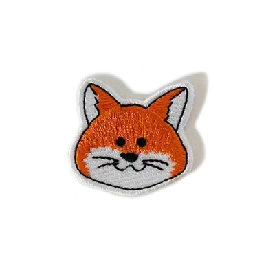 Động vật Fox Logo Quần áo Thêu Các bản vá cho T shirt Đường viền cắt bằng laser