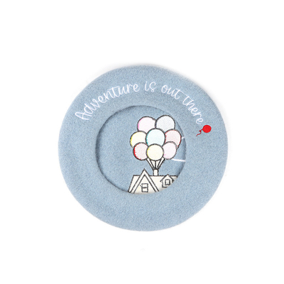 Nhiều màu Phụ nữ Mũ beret Thêu 3D ECO In ấn OEM